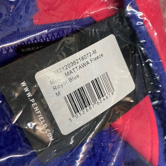 NWT Penfield Mens Mattawa Fleece Sherpa Jacket Royal Blue - Picture 3 of 7